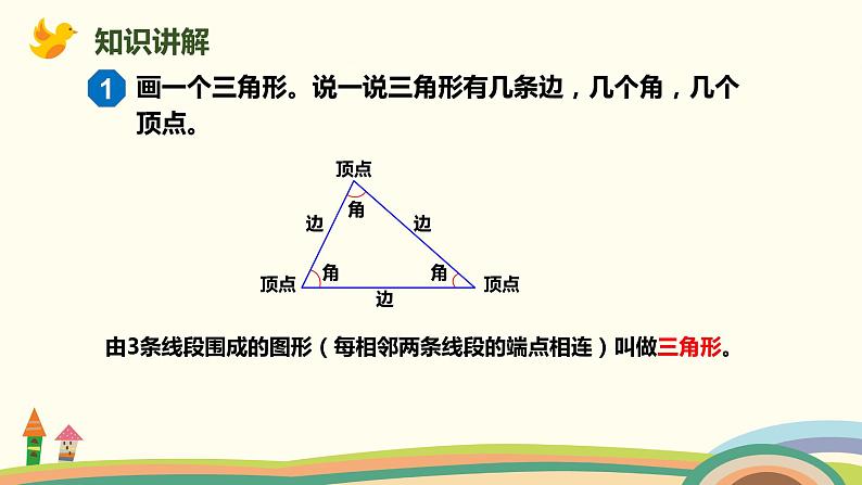 人教版小学数学四年级下册 5.1《三角形的特性》PPT课件03