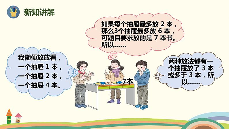 人教版小学数学六年级下册 5.2《鸽巢问题（鸽巢原理的应用）》PPT课件04