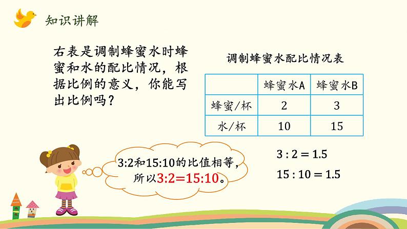 北师版小学数学六年级下册 2.1《比例的认识(《比例的意义)》PPT课件07