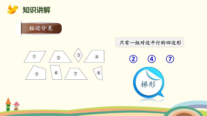 北师版小学数学四年级下册 2.6《四边形分类》PPT课件07