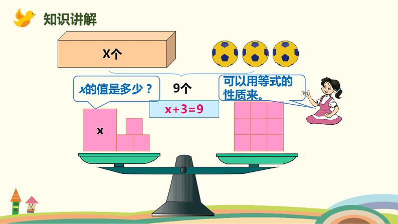 北师版小学数学四年级下册 5.5《解方程（一）》PPT课件07