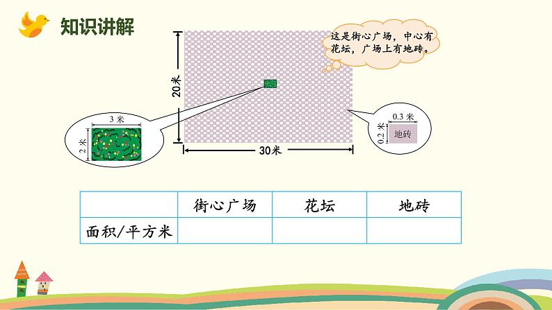 北师版小学数学四年级下册 3.4《街心广场》PPT课件04