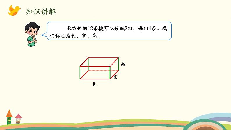 北师版小学数学五年级下册 2.1《长方体的认识》PPT课件第6页