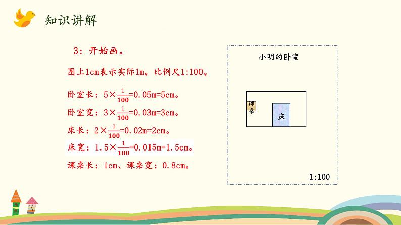 北师版小学数学六年级下册 2.5《比例尺(《比例尺的应用)》PPT课件第6页