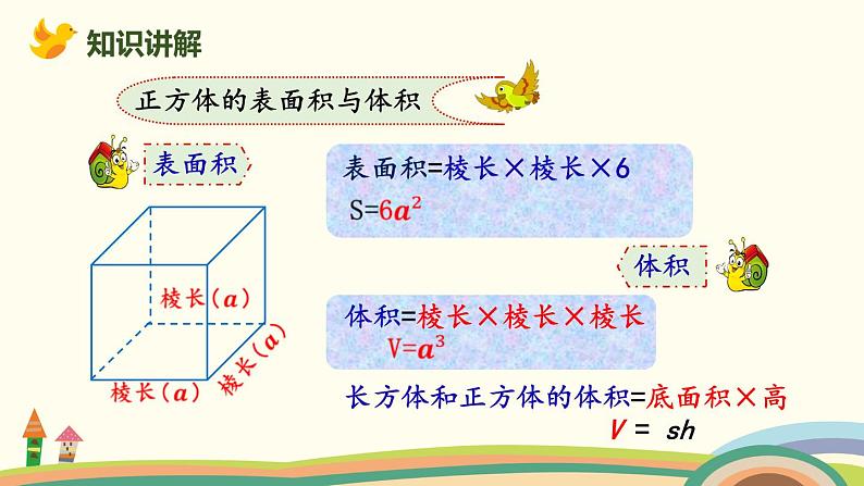 北师版小学数学六年级下册 总复习2.4《立体图形的表面积与体积》PPT课件04