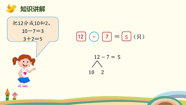 北师大版小学数学一年级下册 1.3《快乐的小鸭》PPT课件04