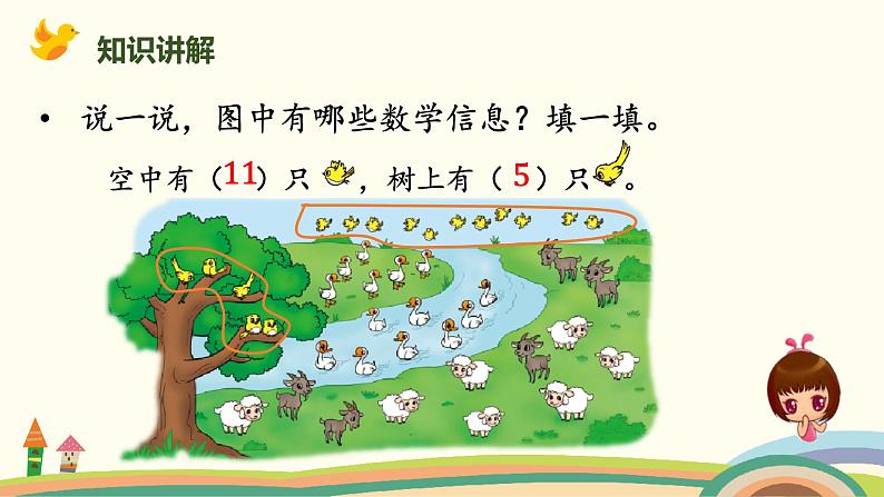 北师大版小学数学一年级下册 1.7《美丽的田园》PPT课件03