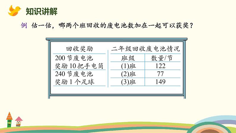 北师大版小学数学二年级下册5.2《回收废电池》PPT课件（无配套视频素材）06