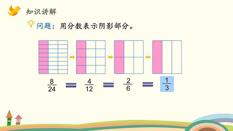 北师大版数学五年级上册 5.8《 约分》PPT课件第4页