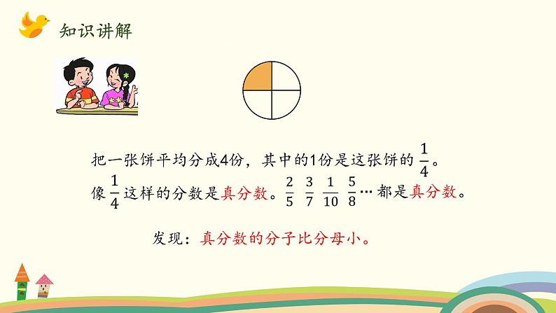 北师大版数学五年级上册 5.3《 分饼》PPT课件06