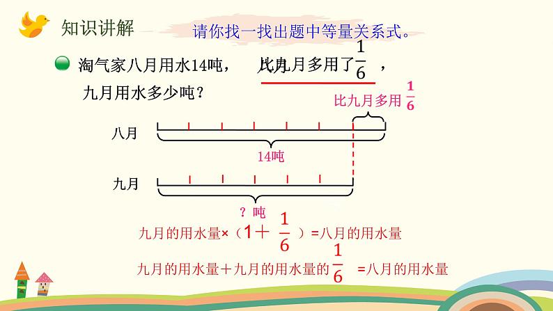 北师大版数学六年级上册 2.6 《 分数混合运算（三）（列方程解决稍复杂的实际问题）》PPT课件04