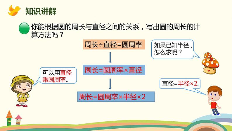 北师大版数学六年级上册 1.6 《 圆的周长（圆的周长公式的运用）》PPT课件03