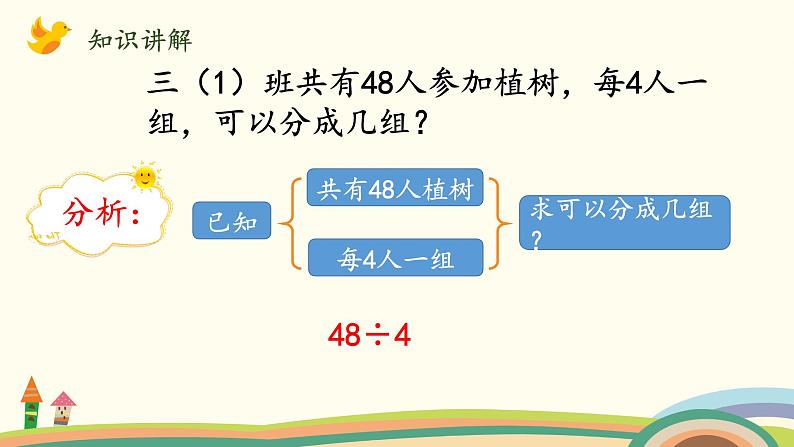 北师大版数学三年级上册  4.4《植树》PPT课件07