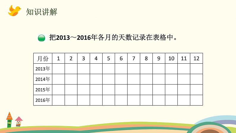 北师大版数学三年级上册  7.1《看日历（认识年、月、日）》PPT课件第5页