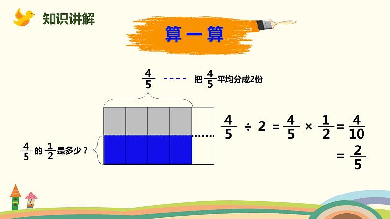 人教版数学六年级上册 3.2《分数除以整数》PPT课件05