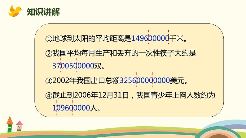 人教版数学四年级上册 1.8《 亿以上数的读法》PPT课件第5页