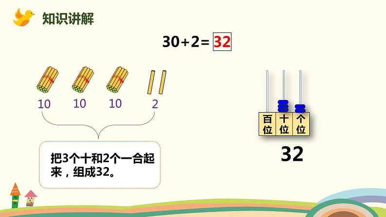 人教版小学数学一年级下册 4.8《整十数加一位数及相应的减法》PPT课件第5页