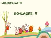人教版小学数学二年级下册 7.5《10000以内数的读、写》PPT课件