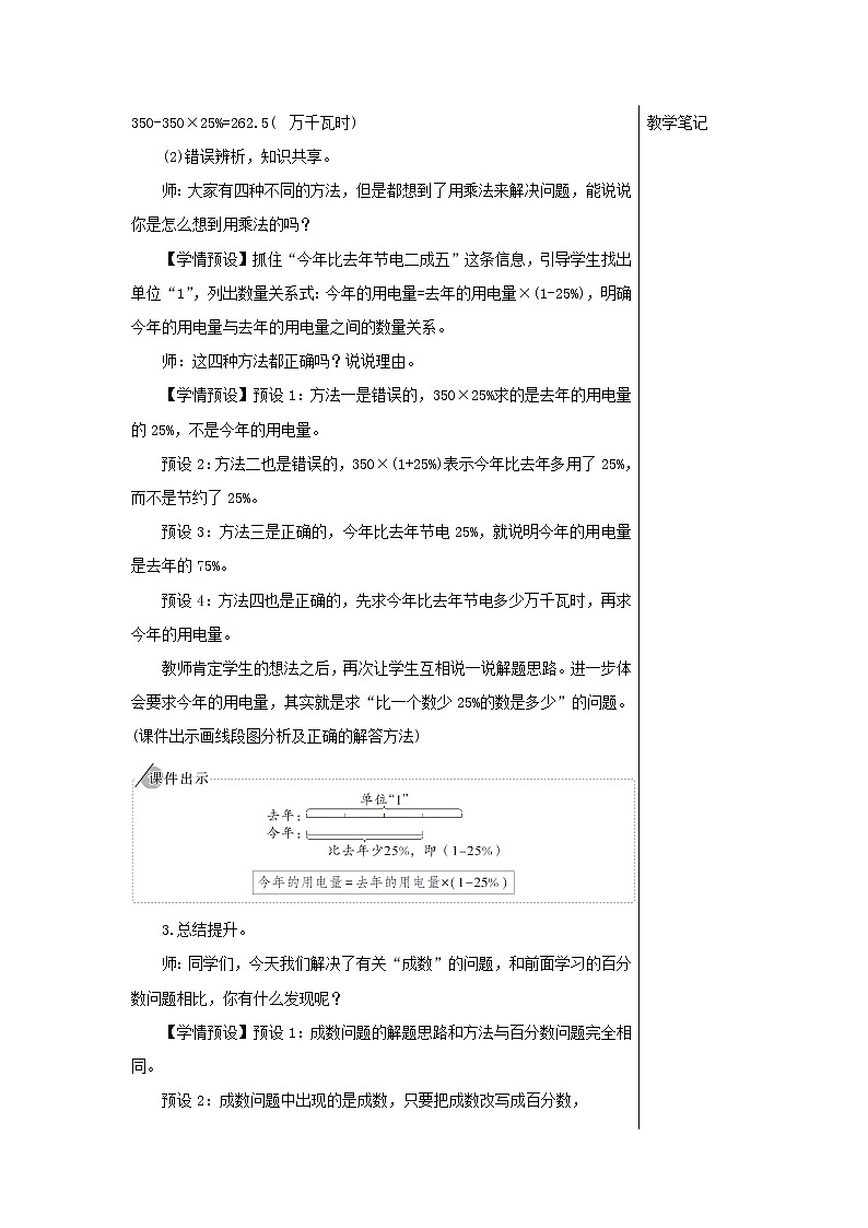 【精品】人教版六年级下册数学 第2单元百分数二第2课时成数教案03