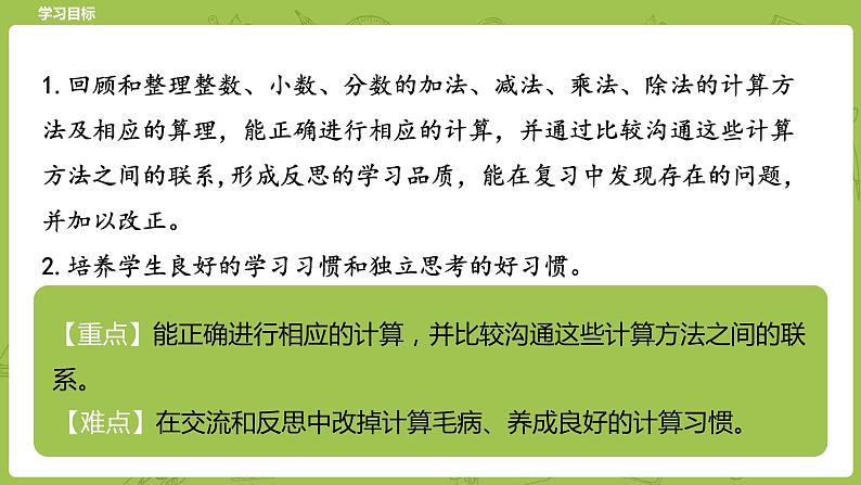 北师大版六年级数学下册 总复习 数与代数 数的运算 计算与应用课时6(PPT课件）02