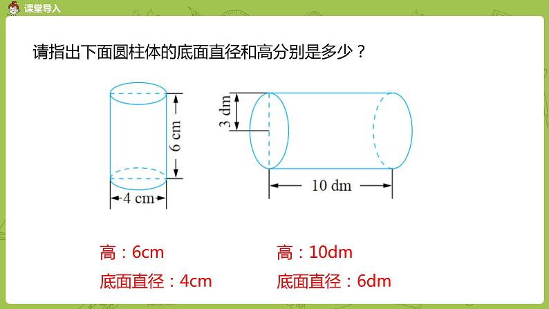 北师大版六年级数学下册 第1单元圆柱与圆锥 圆柱的表面积课时3(PPT课件）第4页