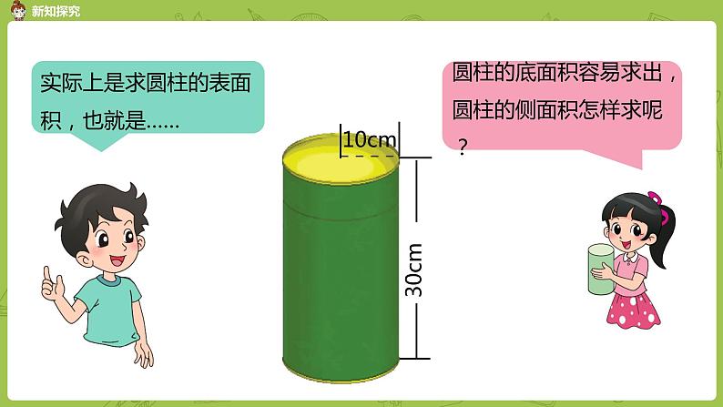 北师大版六年级数学下册 第1单元圆柱与圆锥 圆柱的表面积课时3(PPT课件）第6页