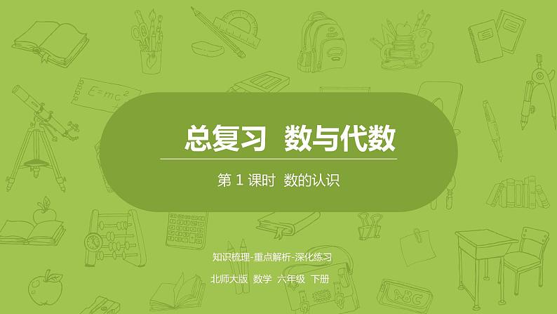 北师大版六年级数学下册 总复习 数与代数 数的认识课时1(PPT课件）01