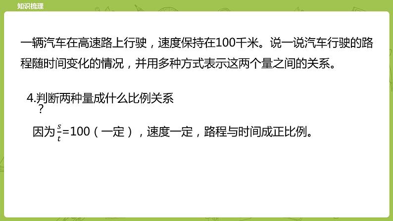 北师大版六年级数学下册 总复习 数与代数 正比例与反比例课时14(PPT课件）第8页