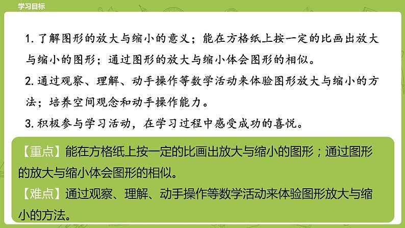 北师大版六年级数学下册 第2单元比例 图形的放大和缩小课时6(PPT课件）第2页