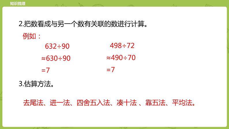 北师大版六年级数学下册 总复习 数与代数 数的运算 估算课时9(PPT课件）04