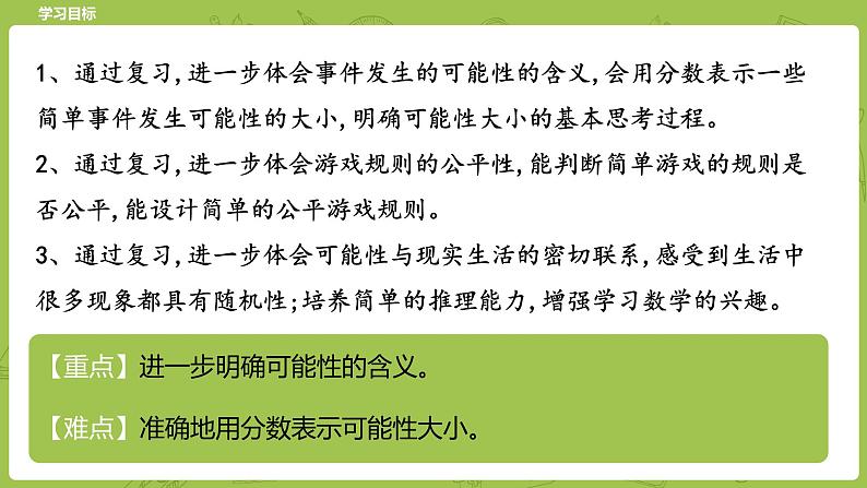 北师大版六年级数学下册 总复习 统计与概率  可能性课时4(PPT课件）02