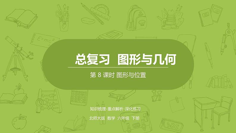 北师大版六年级数学下册 总复习 图形与几何 图形与位置课时8(PPT课件）第1页