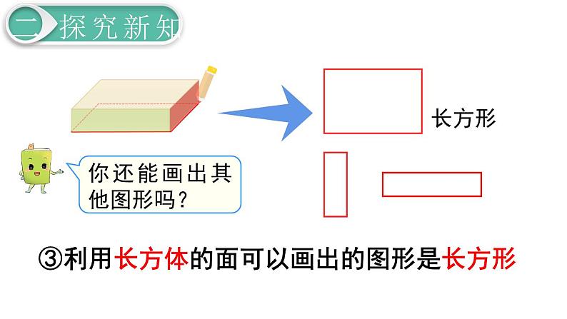 义务教育人教版数学一年级下册第1单元  认识图形（二）第1课时 认识平面图形第6页