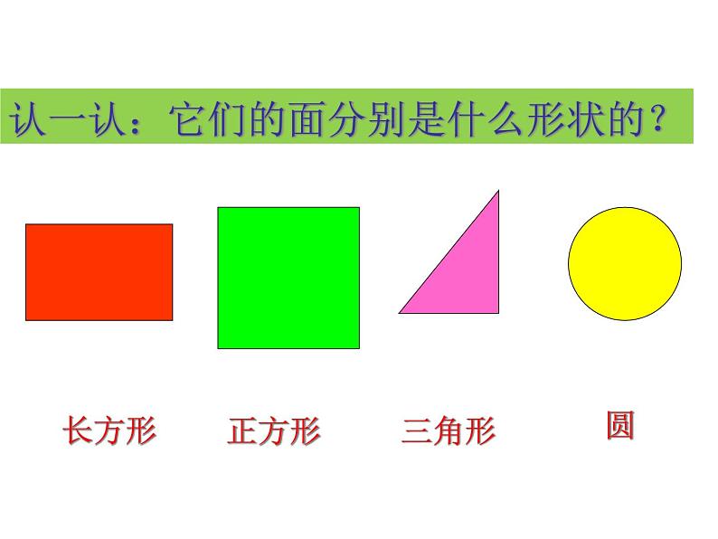 4.1认识图形    ppt课件  西师大版小学数学二年级下册02