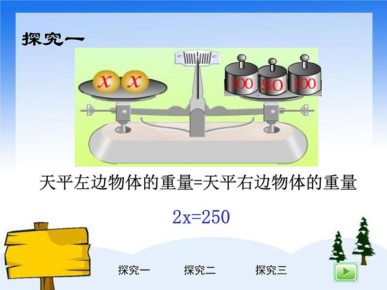 （沪教版）五年级数学上册《  方程的认识》课件03