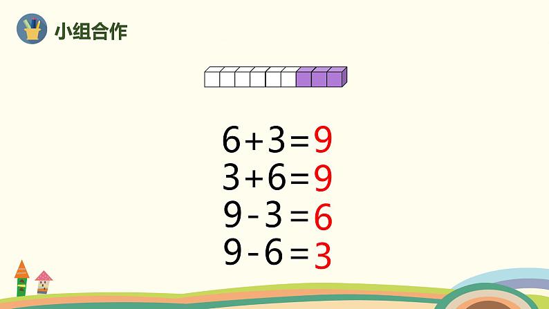 人教版数学一年级上册 5.7《8、9的加减法》PPT课件06