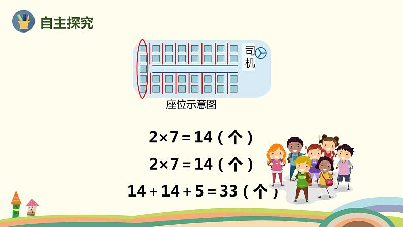 人教版数学二年级上册 6.5《解决问题》PPT课件05