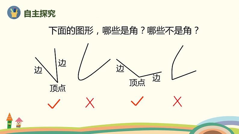 人教版数学二年级上册 3.1《认识角》PPT课件第5页