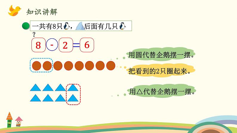 北师大版数学一年级上册 3.10《可爱的企鹅》PPT课件05