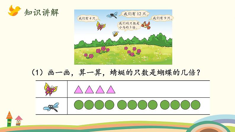 北师大版数学二年级上册 7.8《花园》PPT课件04