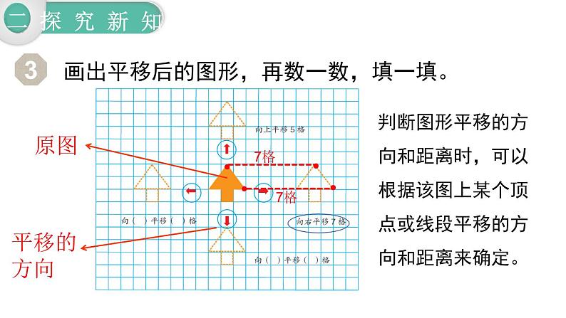 人教版四年级小学数学下册课件第7单元第2课时  平移（1）03