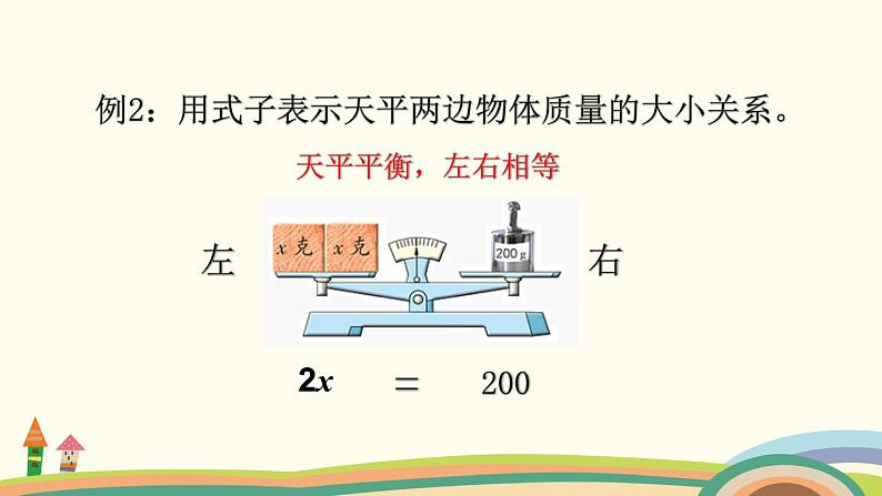 苏教版数学五年级下册 1.1《 方程的意义》PPT课件07