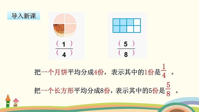 苏教版数学五年级下册 4.1《 分数的意义和分数单位》PPT课件02