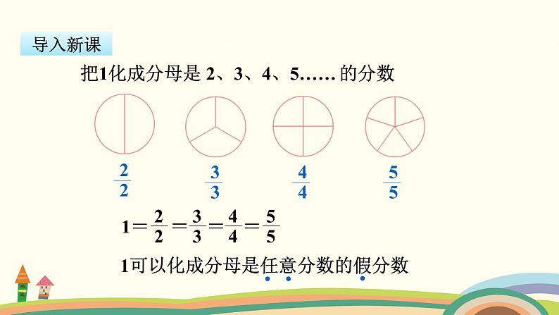 苏教版数学五年级下册 4.5《 假分数化成整数或带分数》PPT课件02