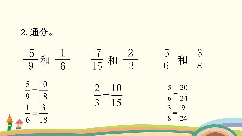 苏教版数学五年级下册 4.10《 分数的大小比较》PPT课件03