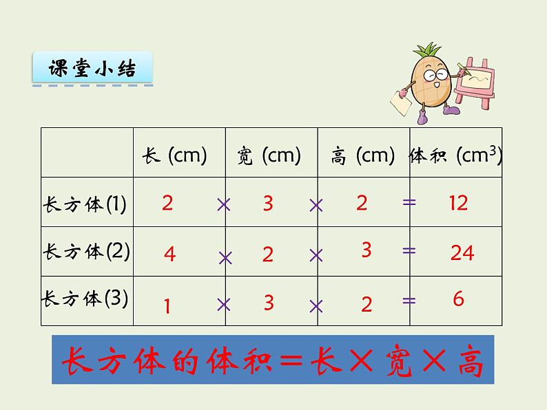 西师大版数学小学五年级下册课件   第三单元  长方体 正方体  第6课时  长方体和正方体的体积计算06