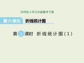 西師大版數(shù)學(xué)小學(xué)五年級(jí)下冊(cè)課件   第六單元  折線統(tǒng)計(jì)圖  第1課時(shí)  折線統(tǒng)計(jì)圖（1）