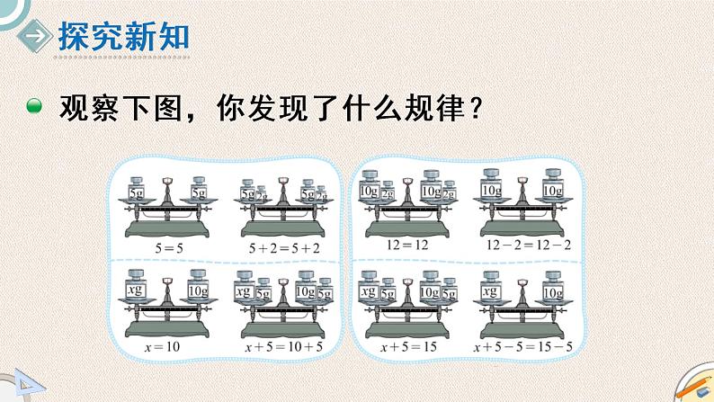 北师版数学四年级下册 5.4《解方程（一）》PPT课件03