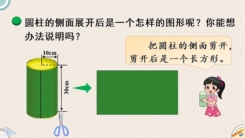 北师版数学六年级下册 1.3《圆柱的表面积（1）》PPT课件05