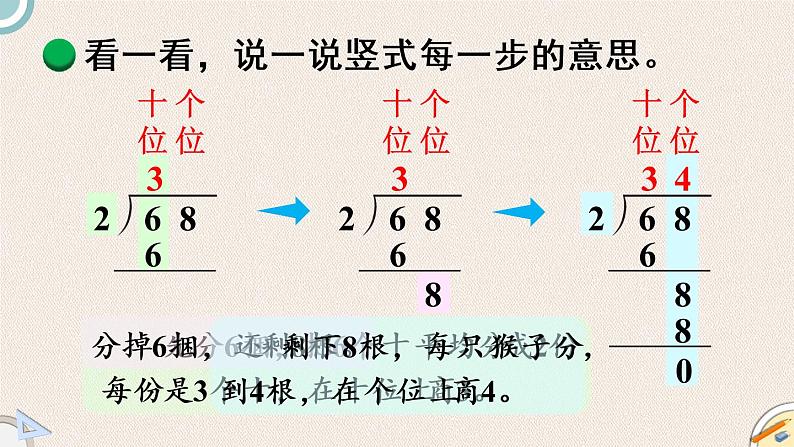 北师版数学三年级下册 1.1《分桃子》PPT课件05